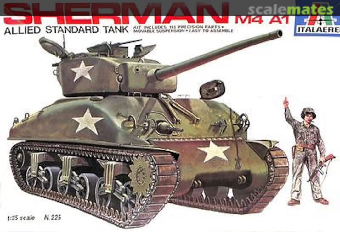 Boxart Sherman M4A1 225 Italaerei