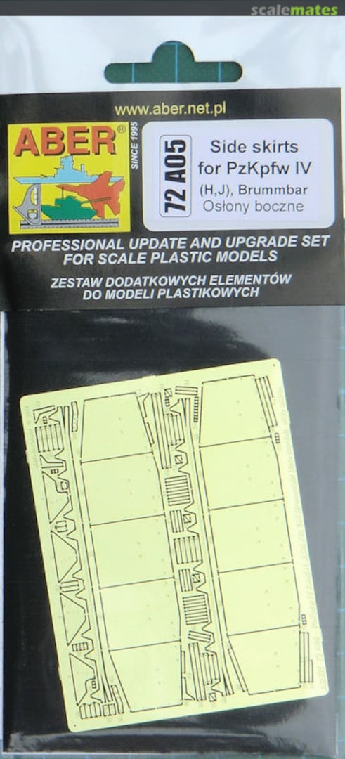 Boxart Side skirts for PzKpfw IV (H,J) and Brummbar 72A05 Aber