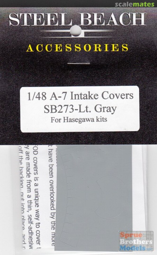 Boxart Light Gray A-7 Corsair II FOD Covers 49073 Steel Beach