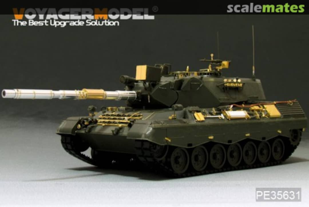 Boxart German Leopard 1A3 MBT (Gun barrel Include) PE35631 Voyager Model