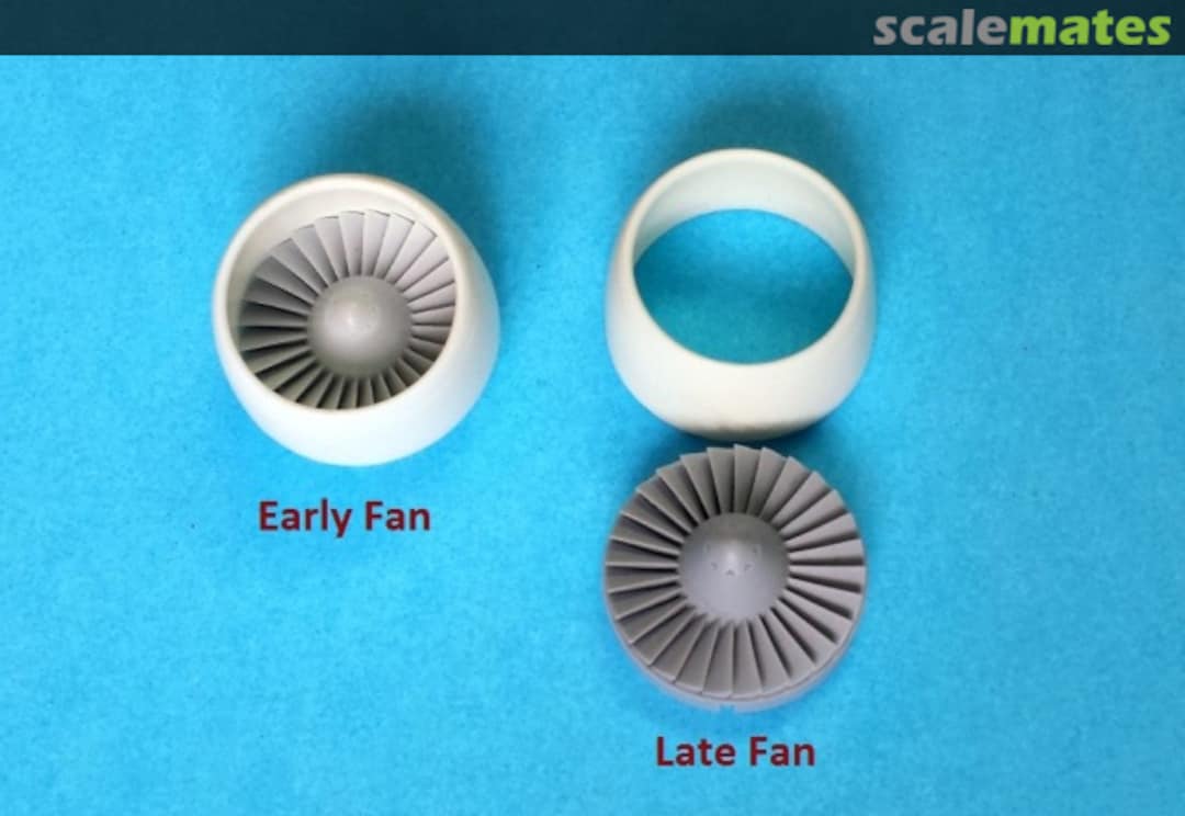 Boxart S-3 "Late" Engine Fan & Inlet Set 48404 Sierra Hotel Models