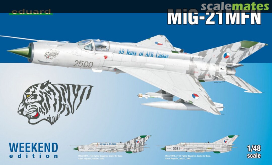 Boxart MiG-21MFN 84128 Eduard