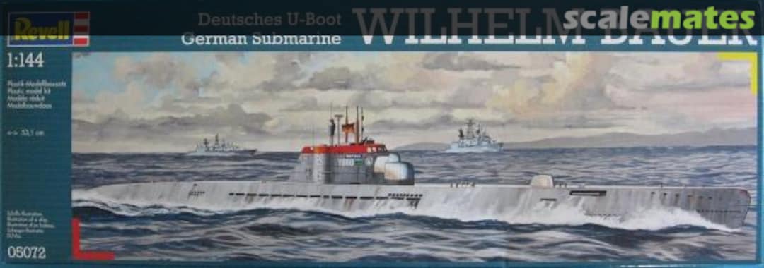 Boxart Deutsche U-Boot German Submarine Wilhelm Bauer 05072 Revell