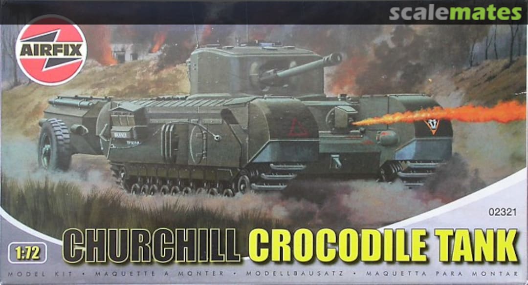 Boxart Churchill Crocodile Tank 02321 Airfix