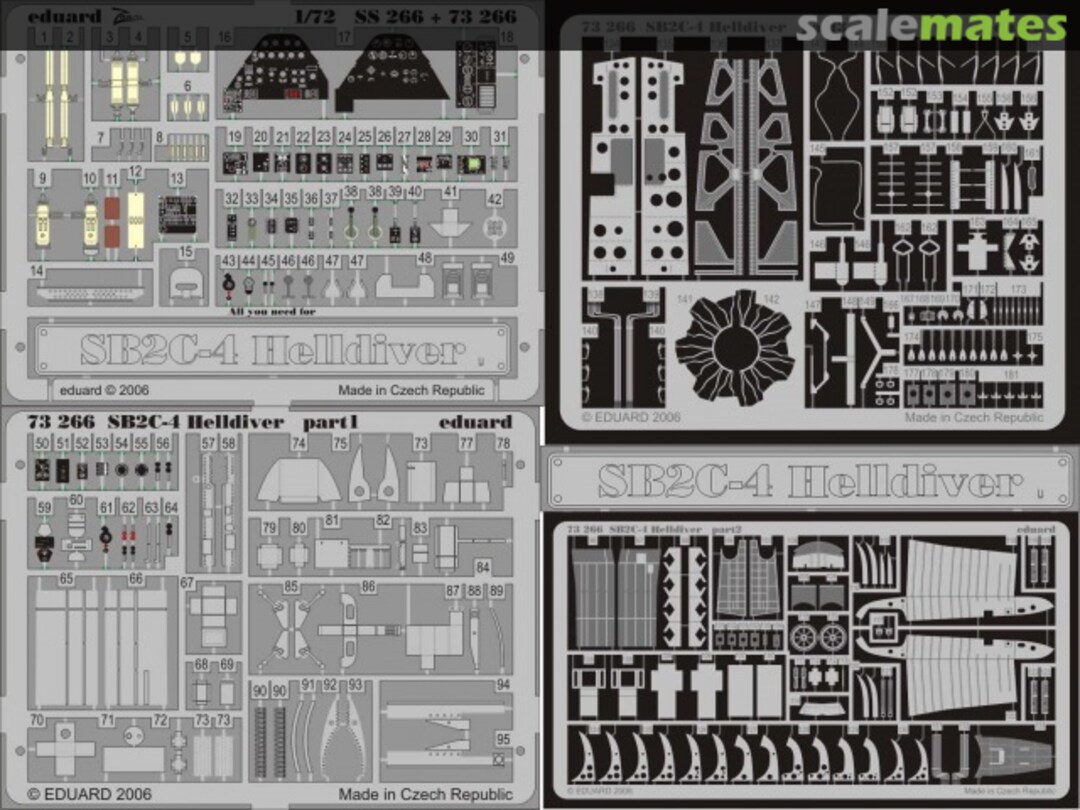 Boxart Curtiss SB2C-4 Helldiver - PE Interior 73266 Eduard