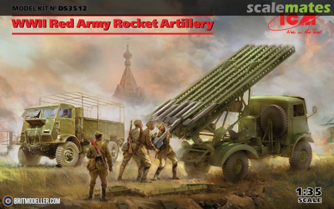 Boxart WWII Red Army Rocket Artillery DS3512 ICM