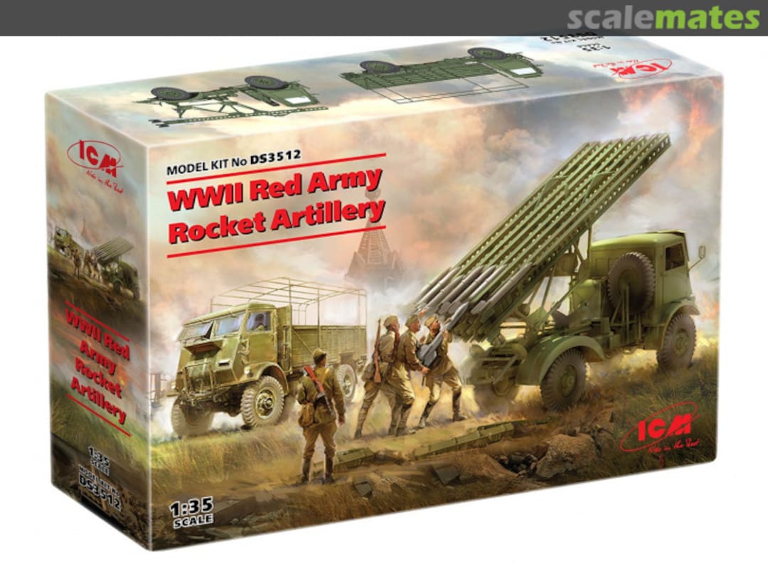 Contents WWII Red Army Rocket Artillery DS3512 ICM