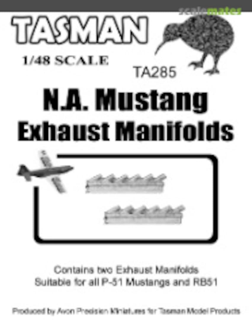 Boxart N.A. Mustang Exhaust Manifolds TA285 Tasman Model Products