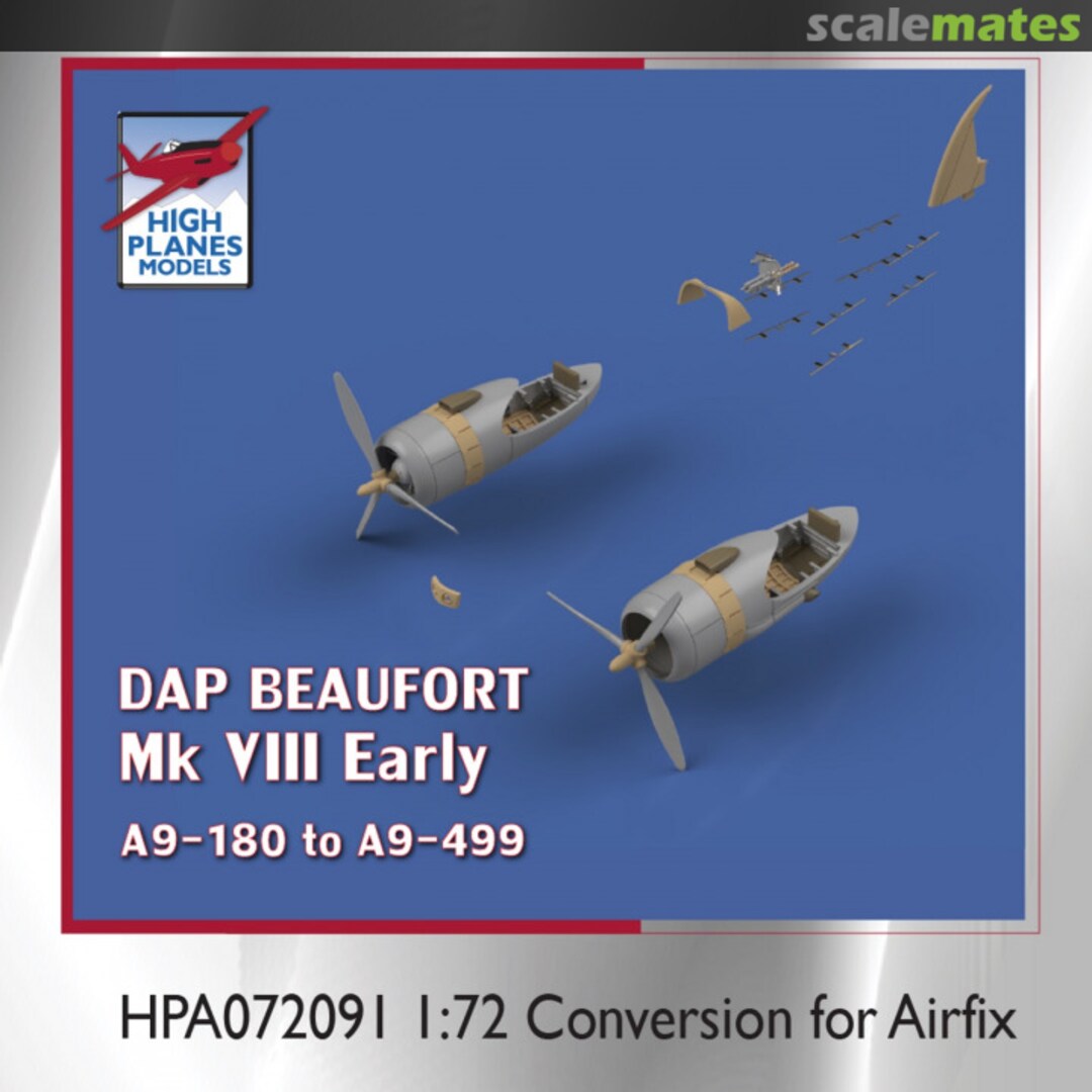 Boxart High Planes DAP Beaufort Mk.VIII early Conversion HPA072091 High Planes Models