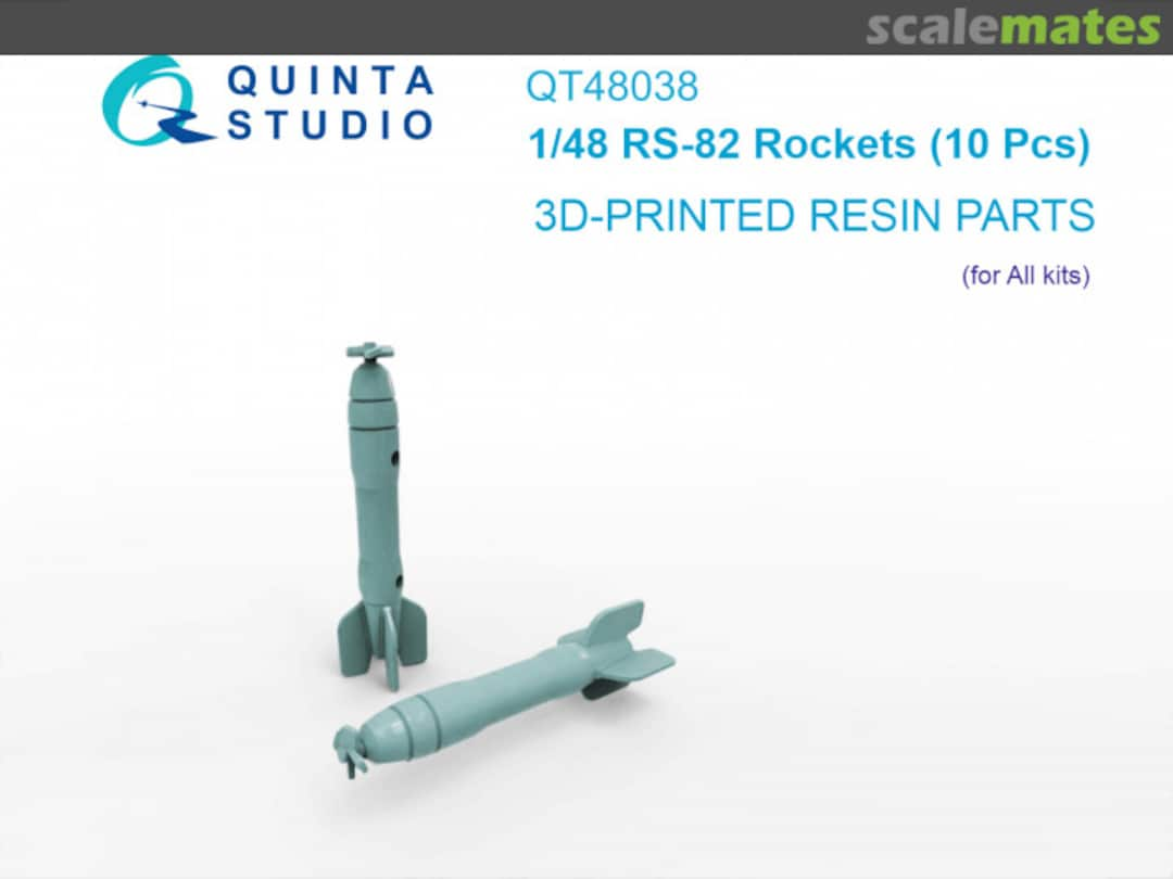 Boxart RS-82 rockets (10 pcs) QT48038 Quinta Studio