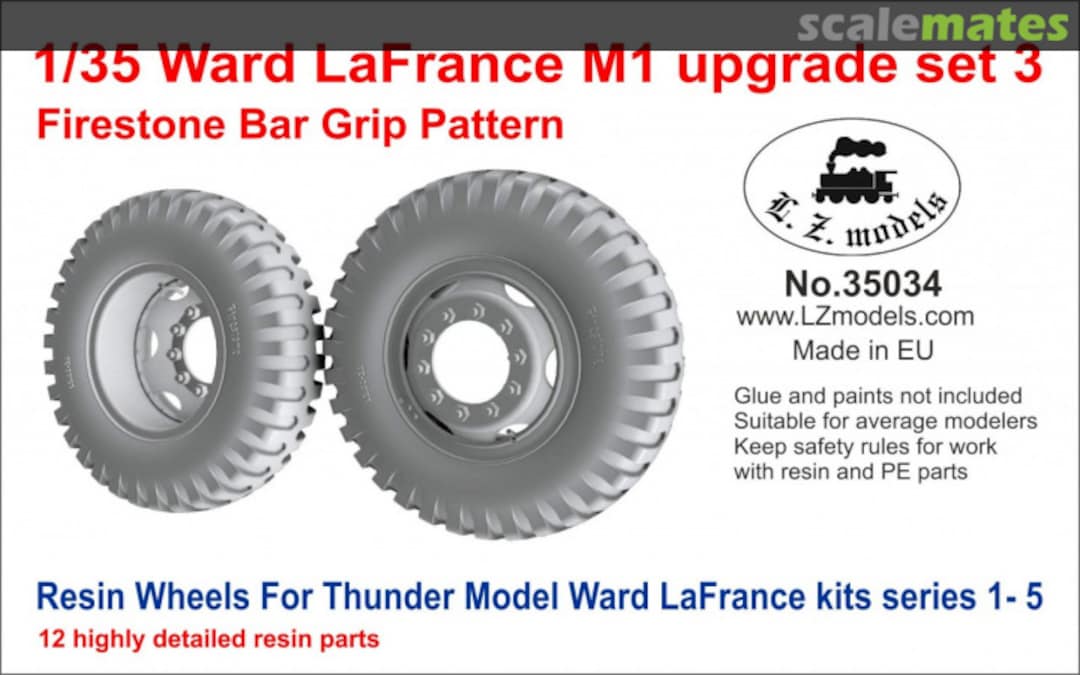 Boxart Ward LaFrance M1 Upgrade set 3 35034 L.Z. Models