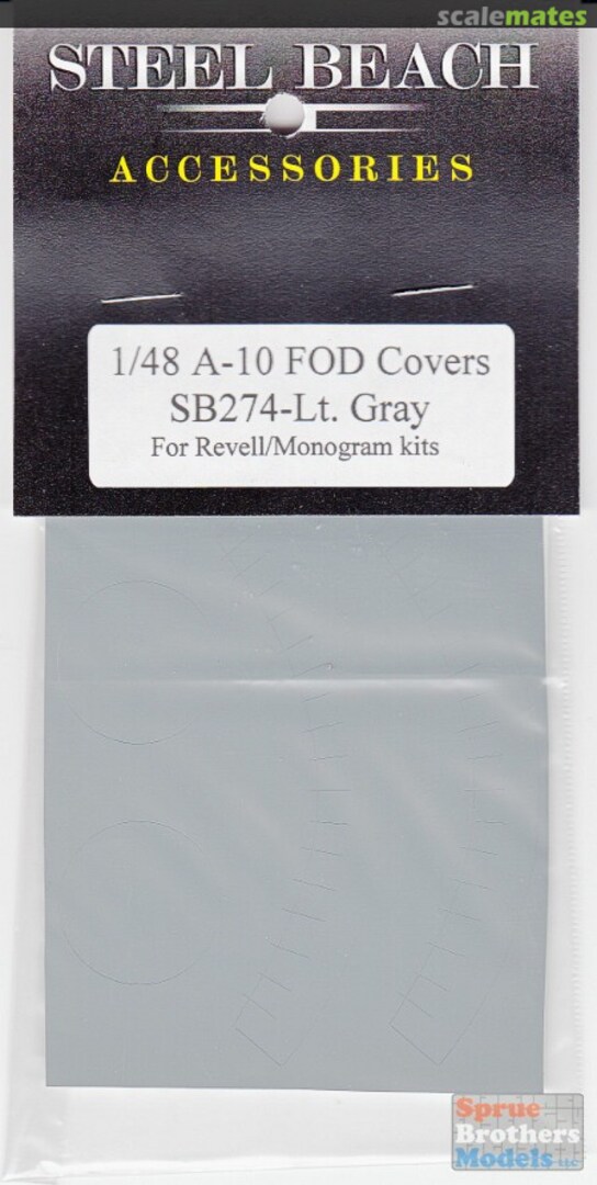 Boxart Light Gray A-10 Thunderbolt II FOD Covers 49074 Steel Beach