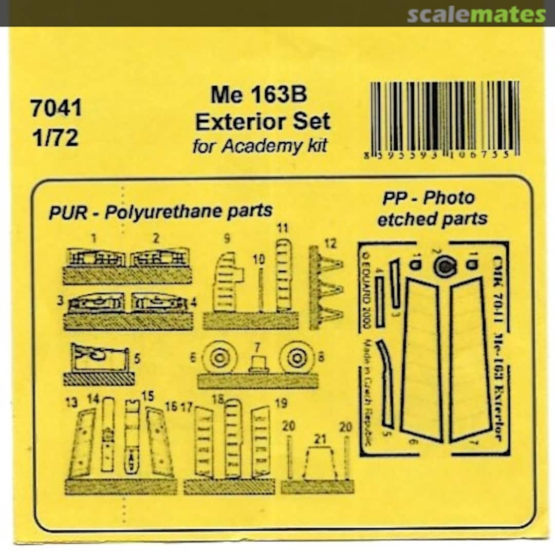 Boxart Me 163B Exterior set 7041 CMK