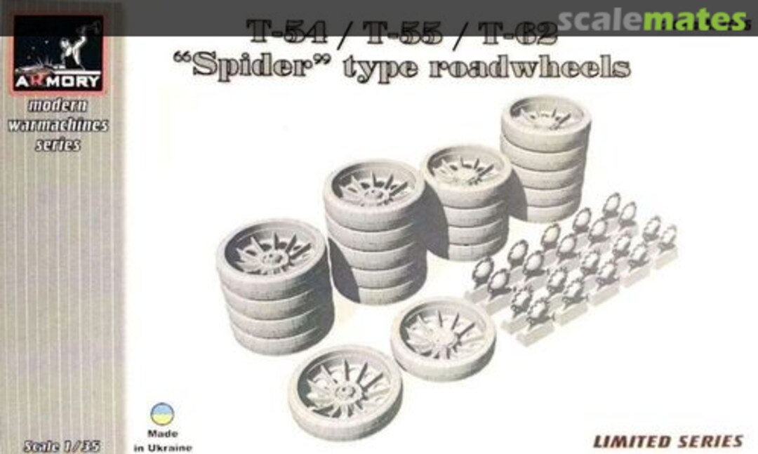 Boxart T-54/55/62 ``Spider`` roadwheels AC3506 Armory