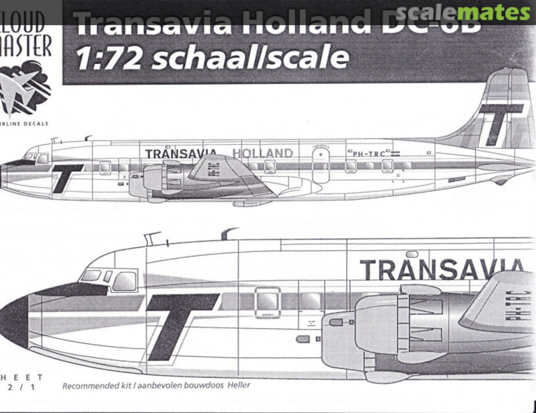 Boxart Transavia Holland DC-6B 72/1 Cloud Master