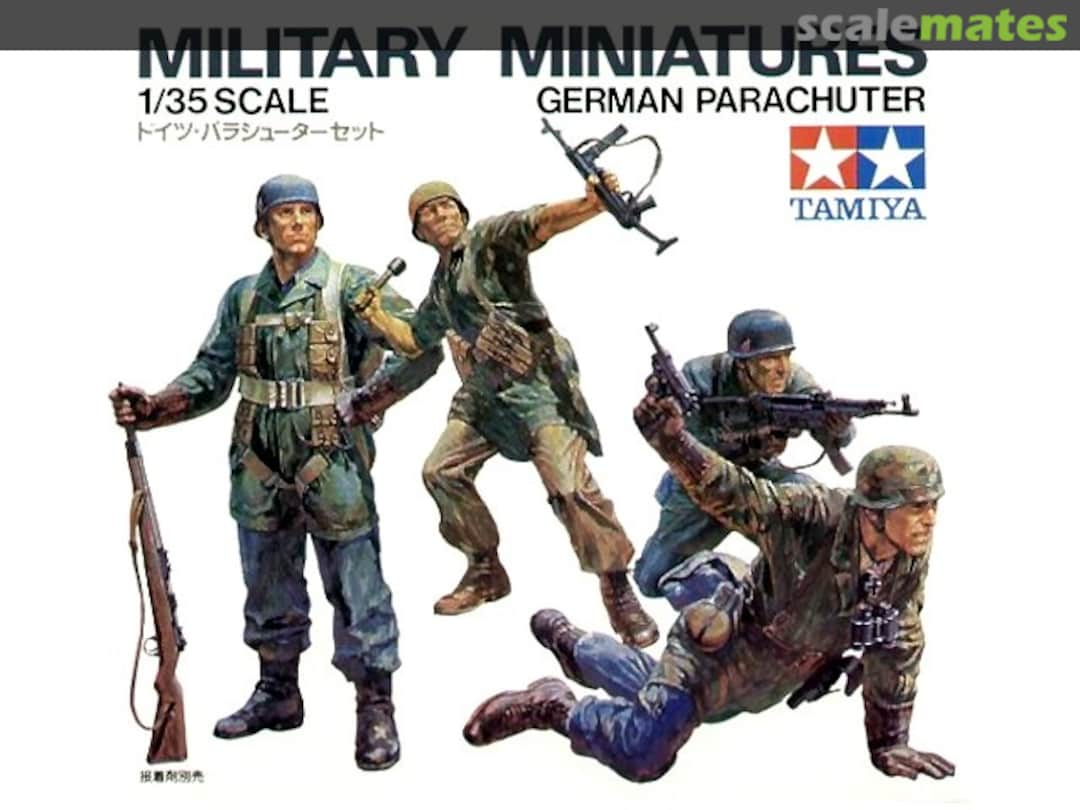 Boxart German Parachuter 35012 Tamiya