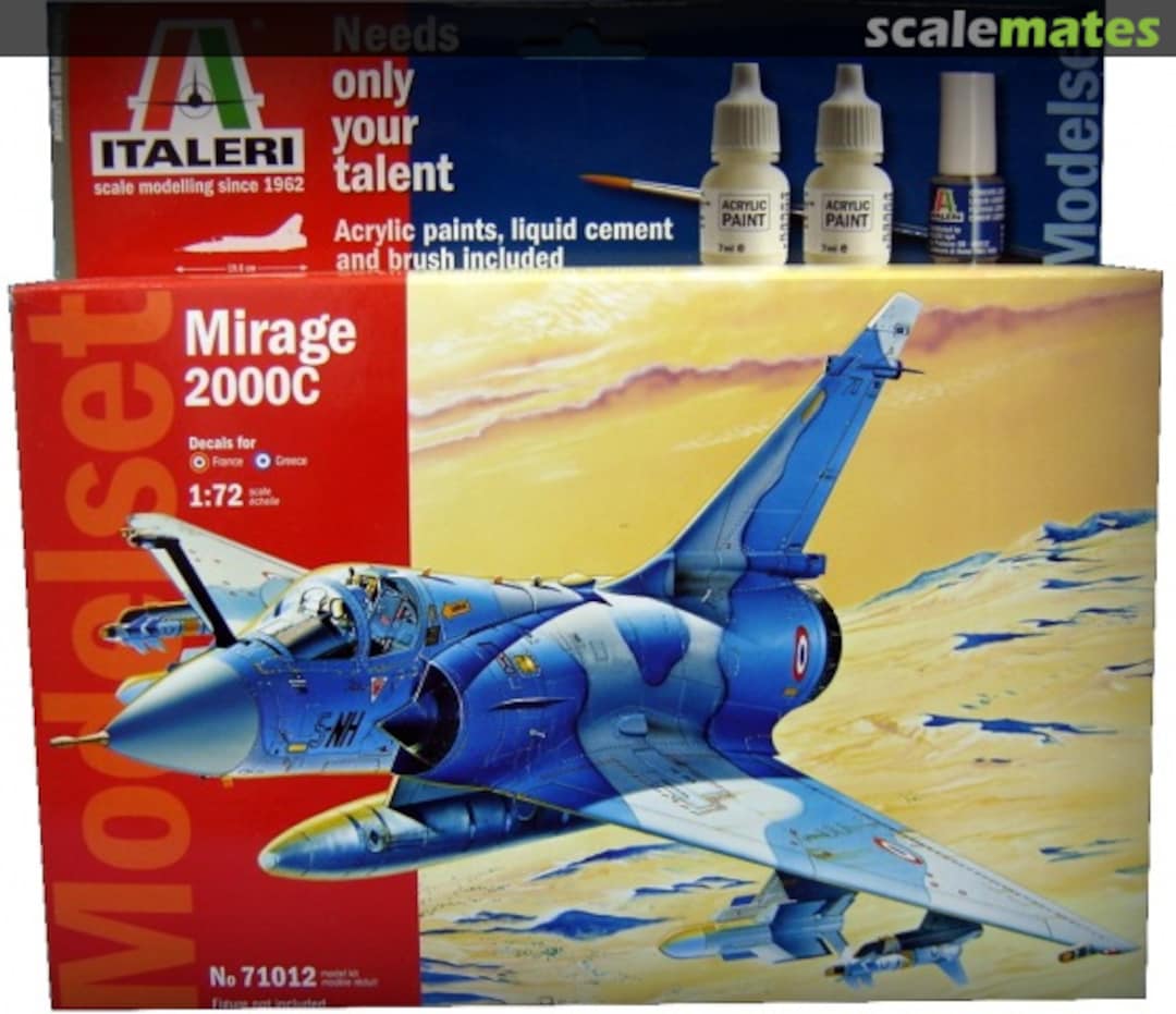 Boxart Mirage 2000C 71012 Italeri