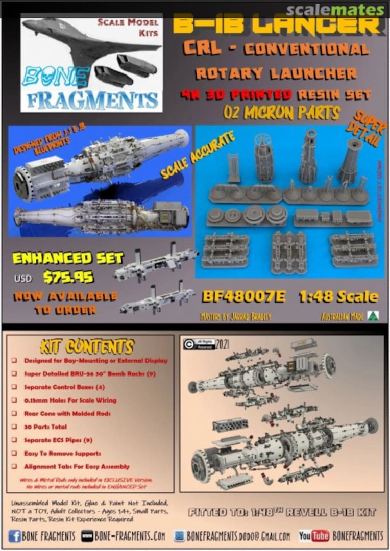 Boxart B-1B CRL - Conventional Rotary Launcher BF48007E Bone Fragments