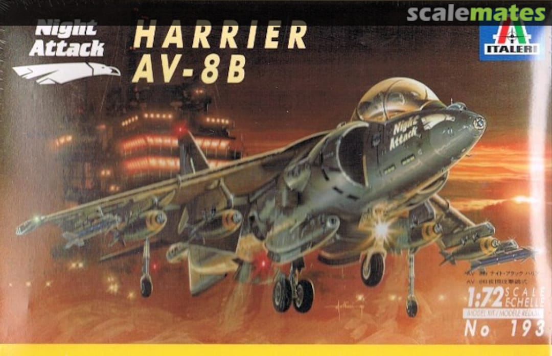 Boxart Harrier AV-8B 193 Italeri