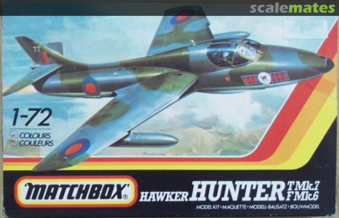 Boxart Hawker Hunter T Mk.7 F Mk.6 PK-117 Matchbox