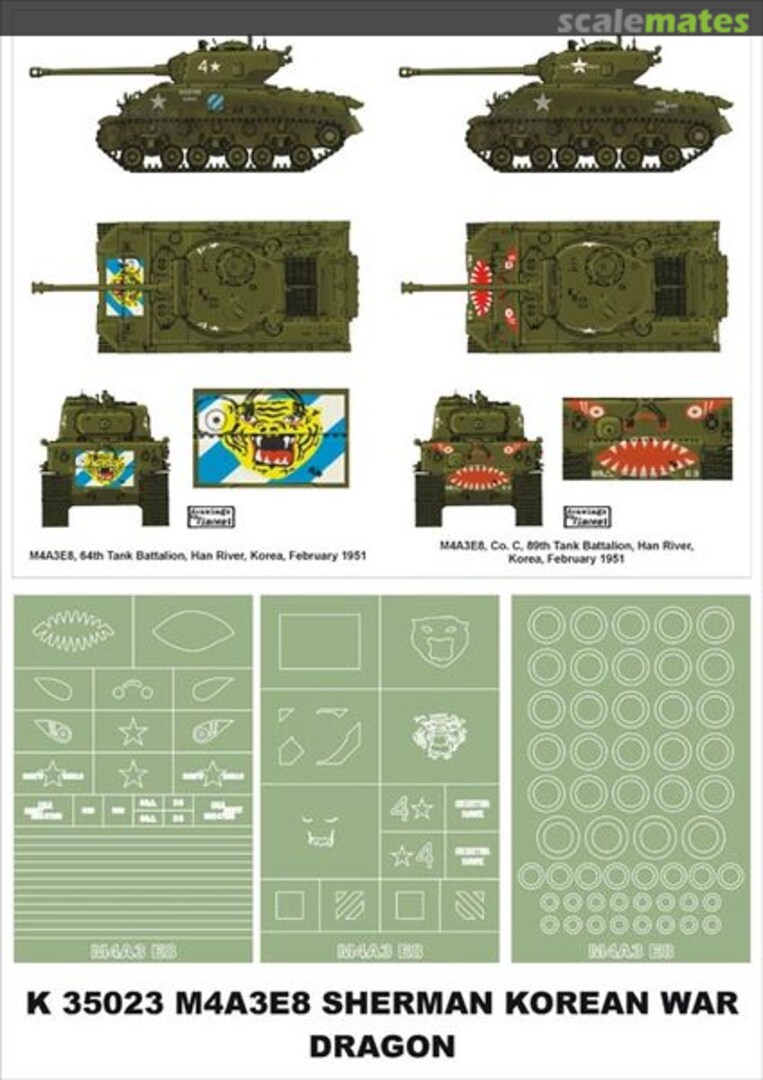 Boxart M4A3E8 Sherman K35023 Montex