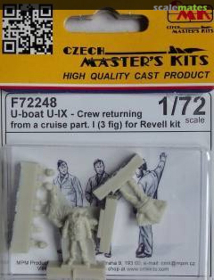 Boxart U-boat U-IX Crew returning from a cruise part. I (3 fig) F72248 CMK