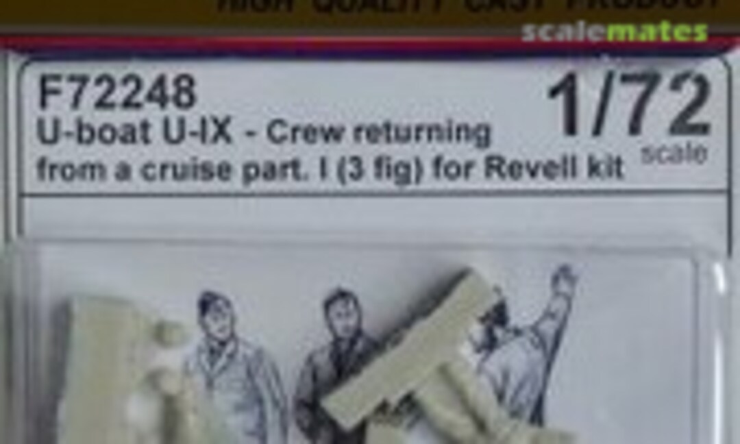 1:72 U-boat U-IX Crew returning from a cruise part. I (3 fig) (CMK F72248)