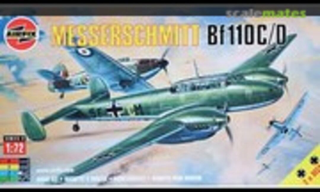 1:72 Messerschmitt Bf 110C/D (Airfix 02006)