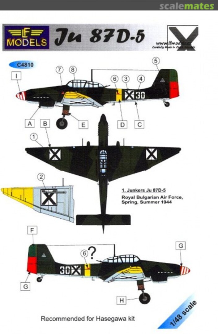 Boxart Ju-87D-5 C4810 LF Models