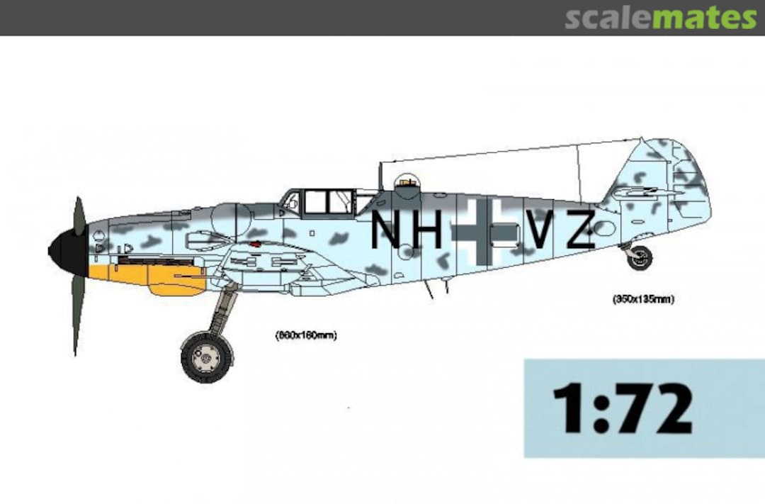 Boxart Bf 109 G-6/N Naxos FuG 350 Conversion AM-6026 Airmodel