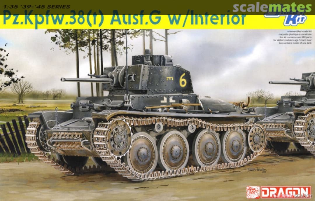 Boxart Pz.Kpfw. 38(t) Ausf. G 6290 Dragon