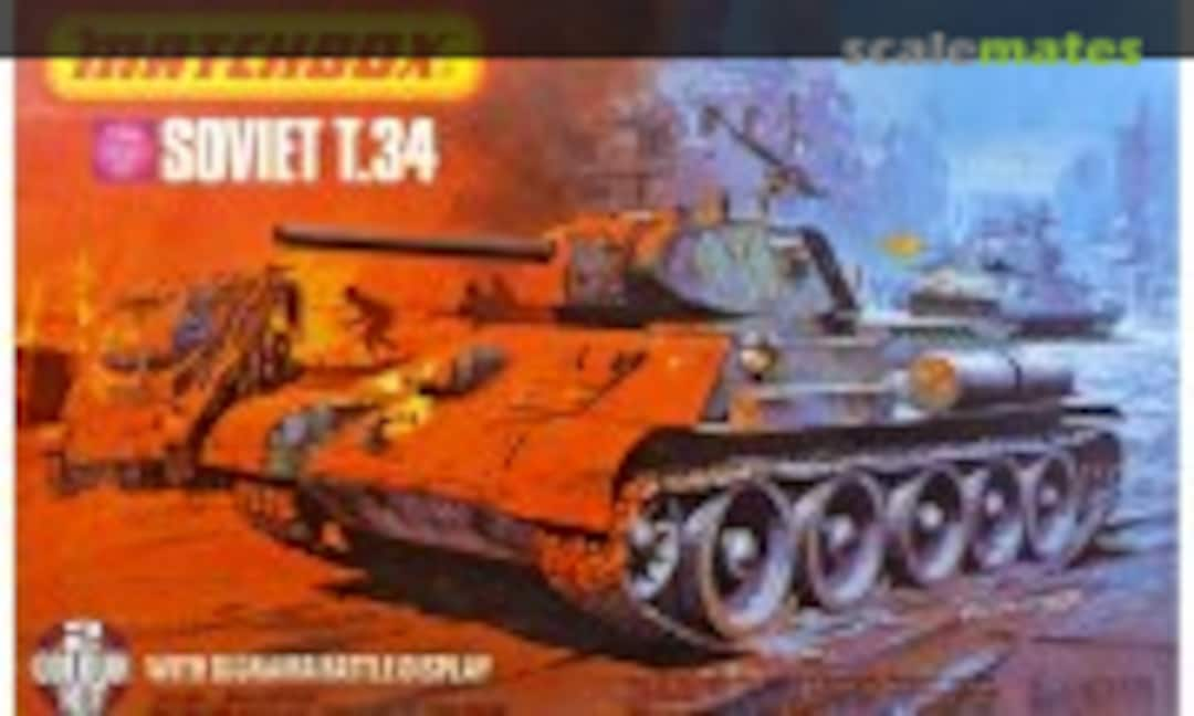 1:76 Soviet T-34 (Matchbox PK-82)