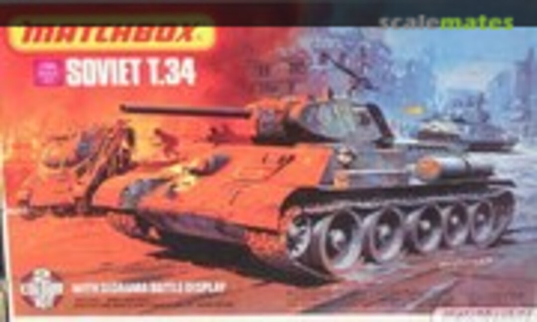 1:76 Soviet T-34 (Matchbox PK-82)