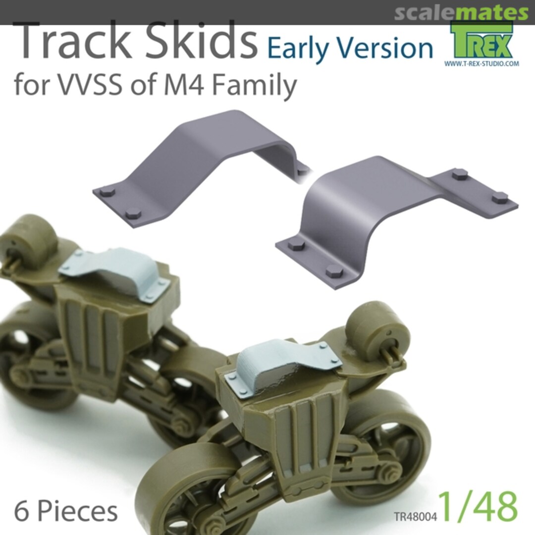 Boxart Track Skids set (Early Version) for VVSS M4 Family TR48004 T-Rex Studio