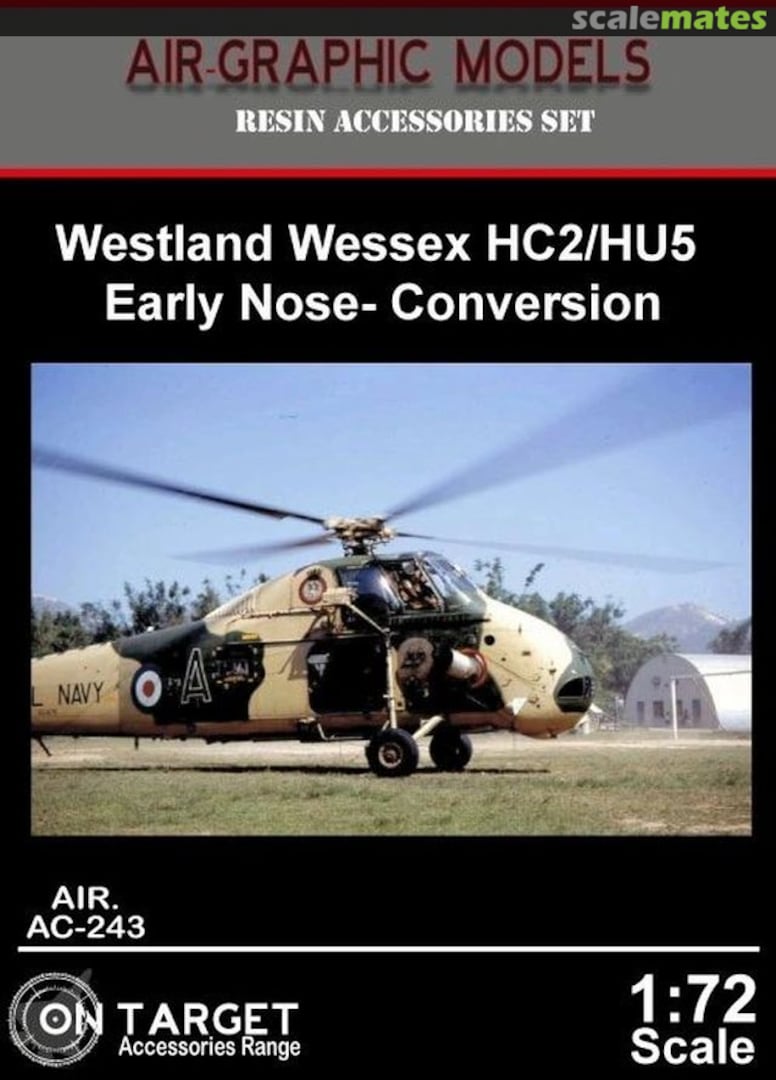 Boxart Westland Wessex HC2/HU5 Early Nose conversion AIR.AC-243 Air-Graphic Models