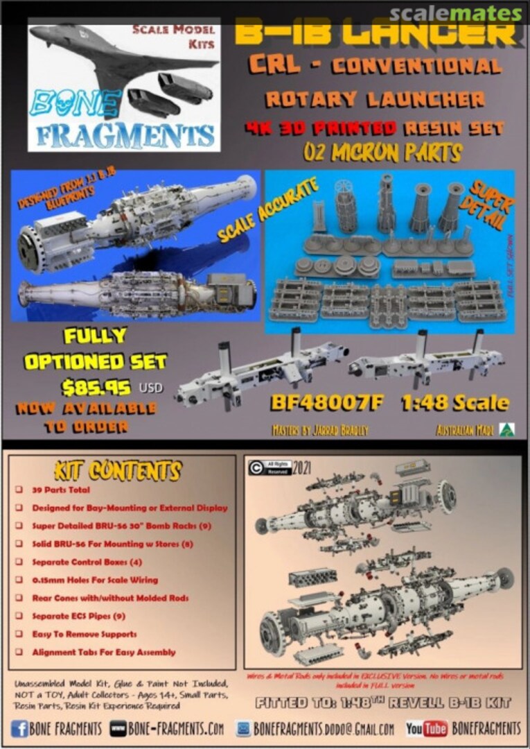 Boxart B-1B CRL - Conventional Rotary Launcher BF48007F Bone Fragments