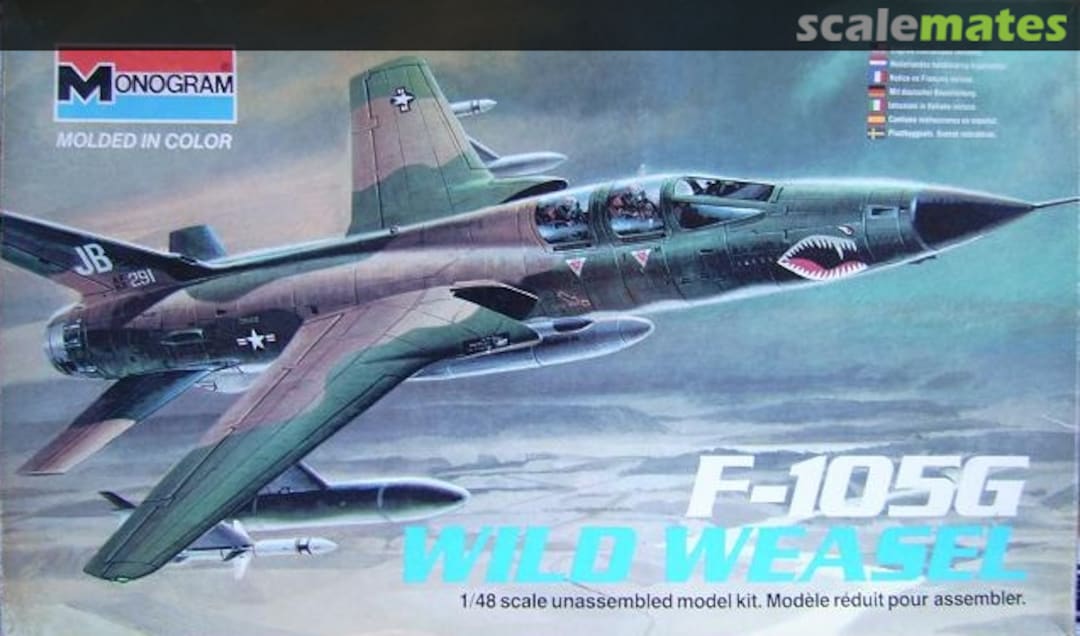 Boxart F-105G Wild Weasel 5806 Monogram