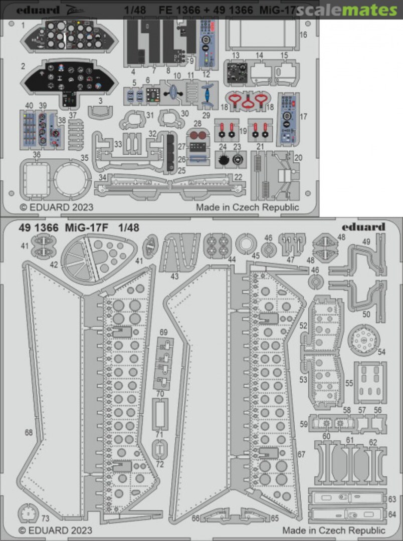 Boxart MiG-17F 491366 Eduard