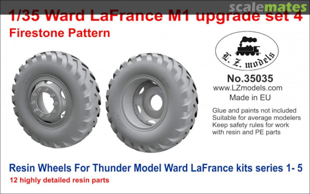 Boxart Ward LaFrance M1 Upgrade set 4  35035 L.Z. Models