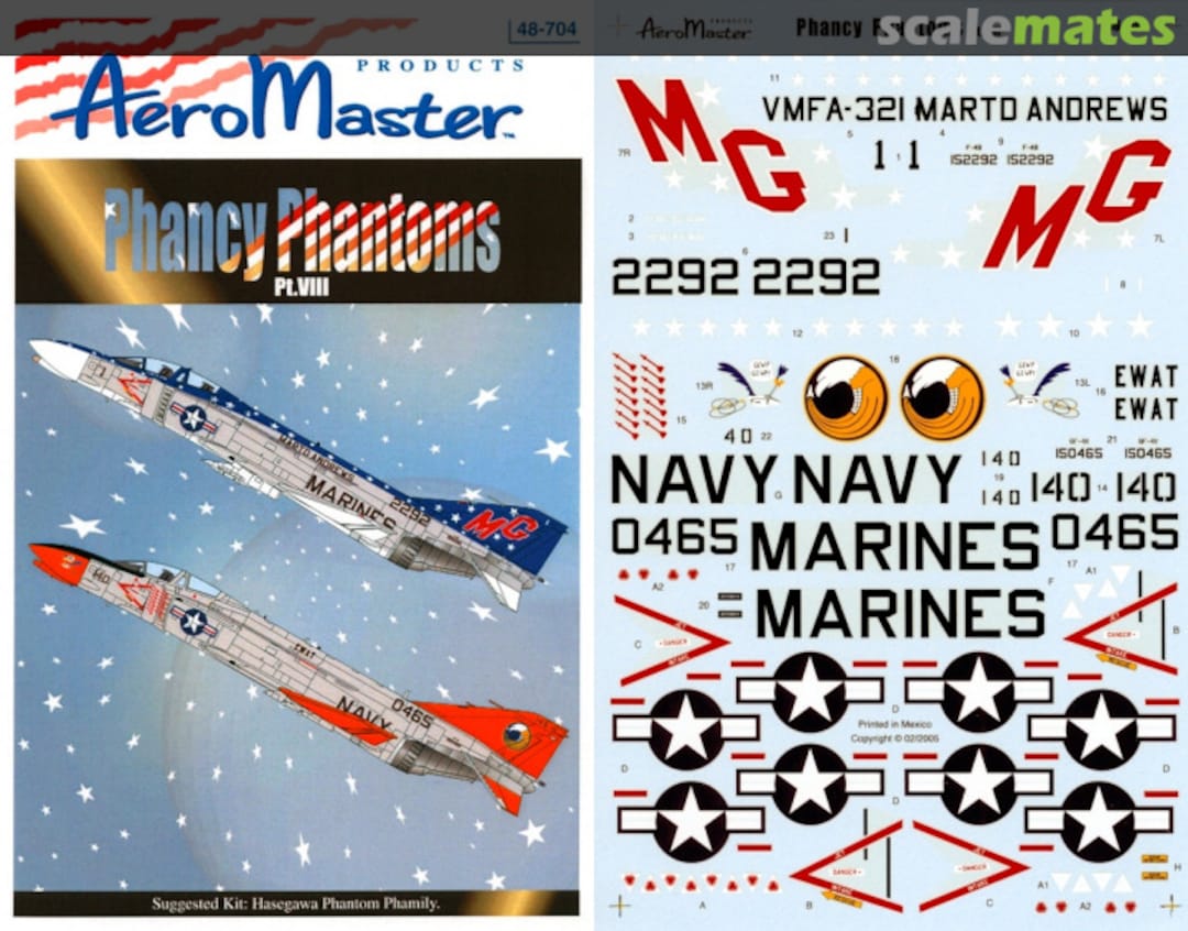 Boxart Phancy Phantoms Pt. VIII 48-704 AeroMaster