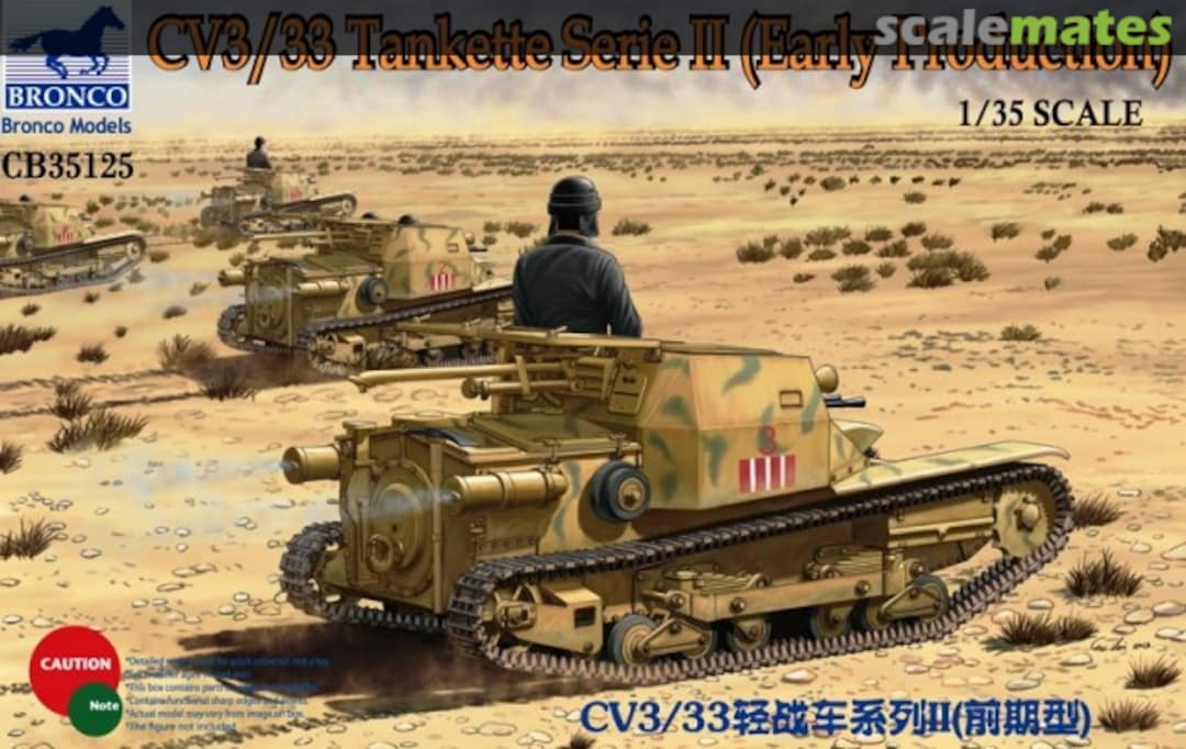 Boxart CV3/33 Tankette Serie II CB35125 Bronco