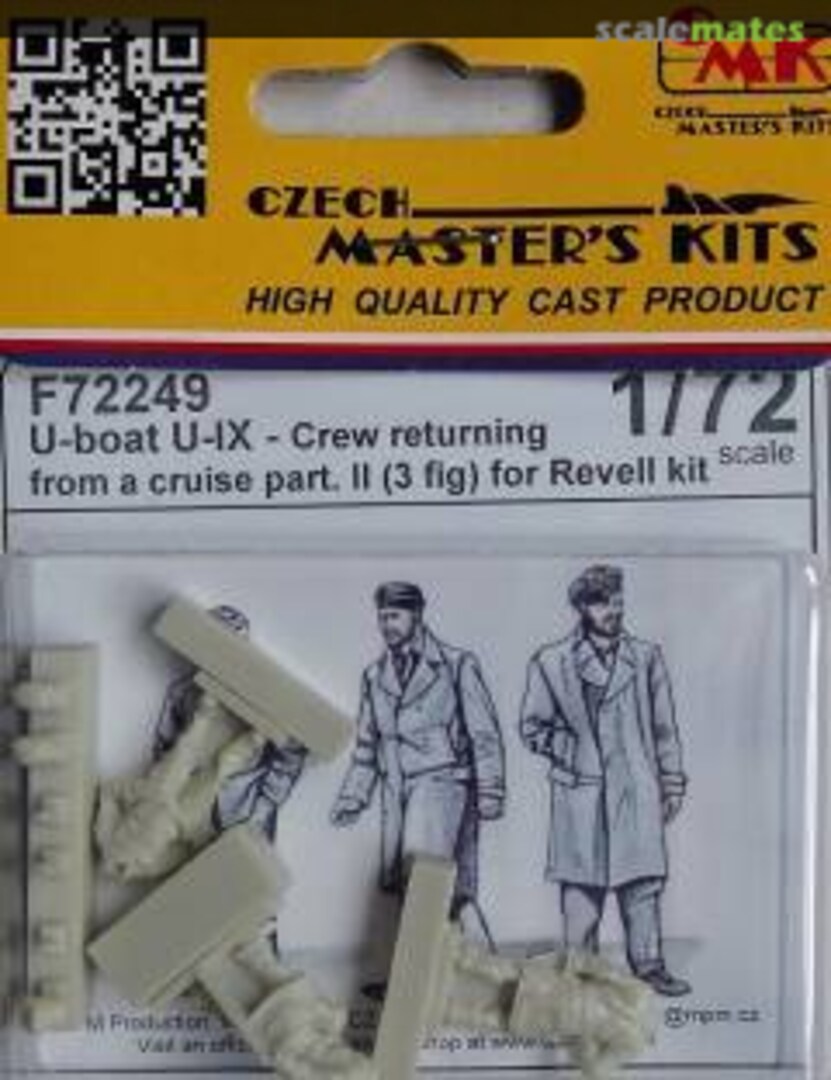 Boxart U-boat U-IX Crew returning from a cruise part. II (3 fig) F72249 CMK