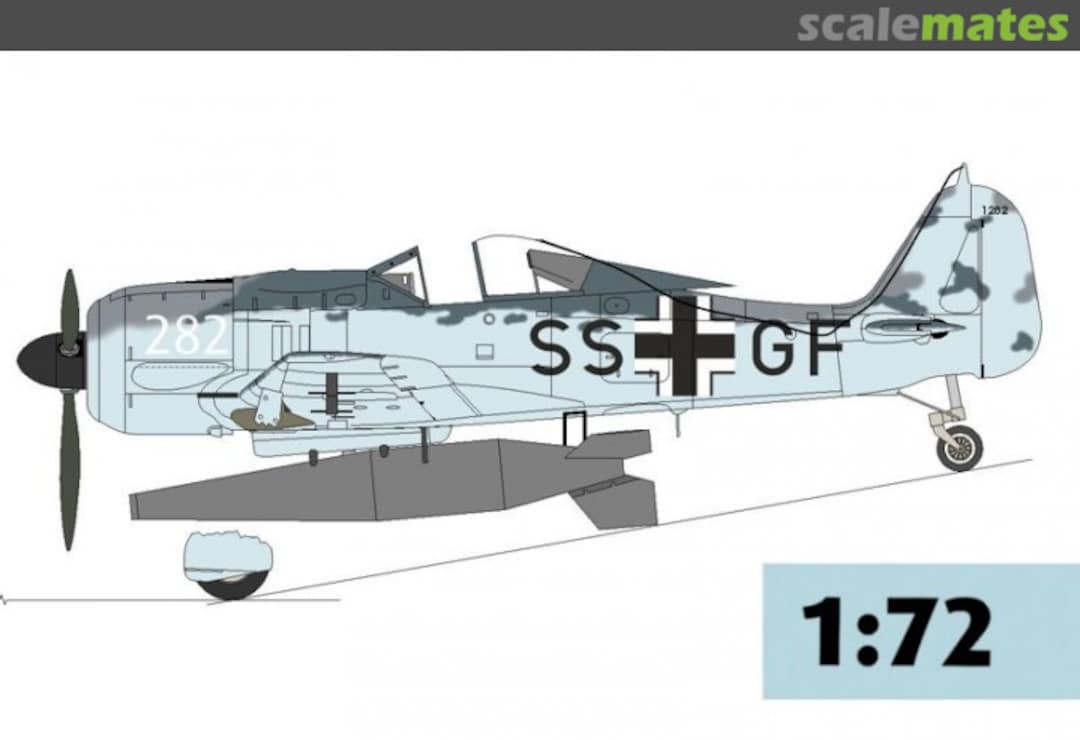 Boxart Fw 190 F-8/U3 Bombentorpedo BT 1400 conversion kit AM-6033 Airmodel