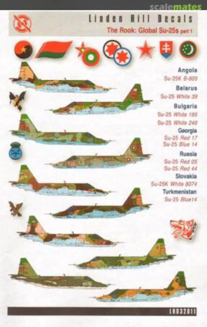 Boxart Global Su-25 Frogfoot Part 1 LHD32011 Linden Hill Decals