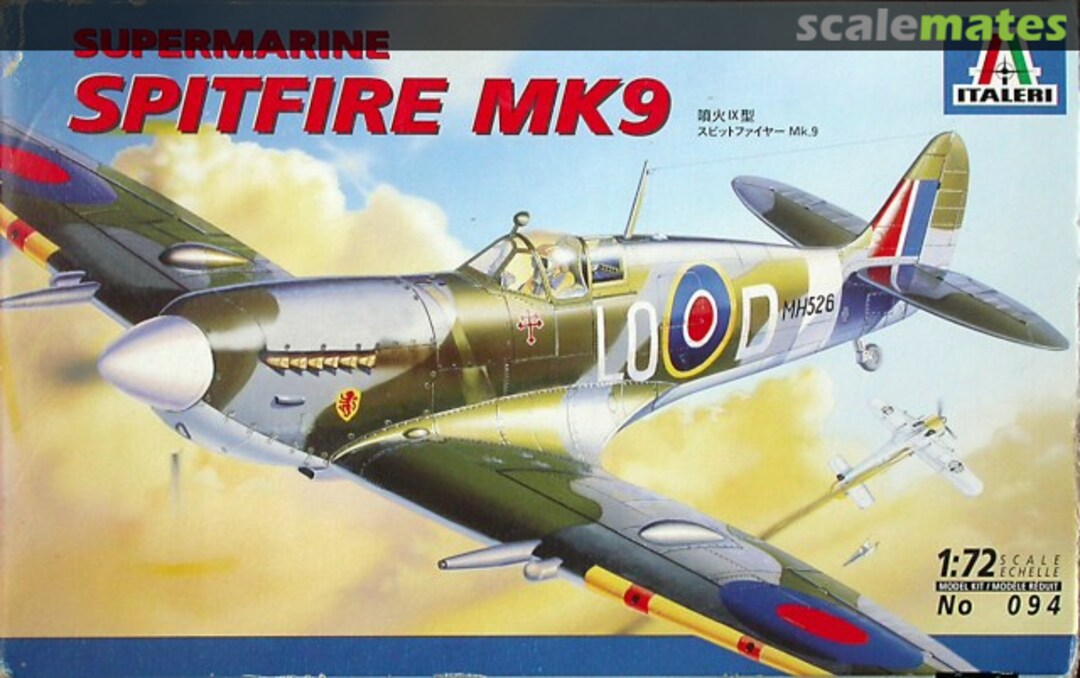 Boxart Supermarine Spitfire MK9 094 Italeri