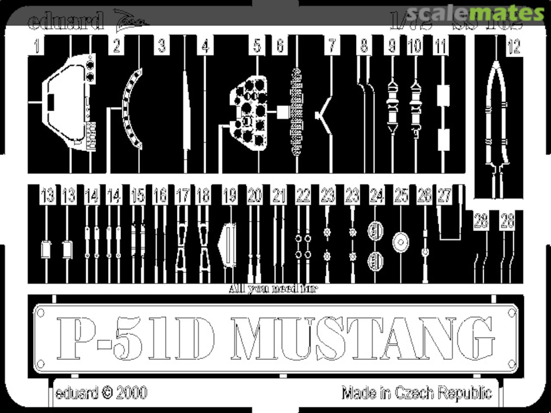 Boxart P-51D Mustang SS162 Eduard