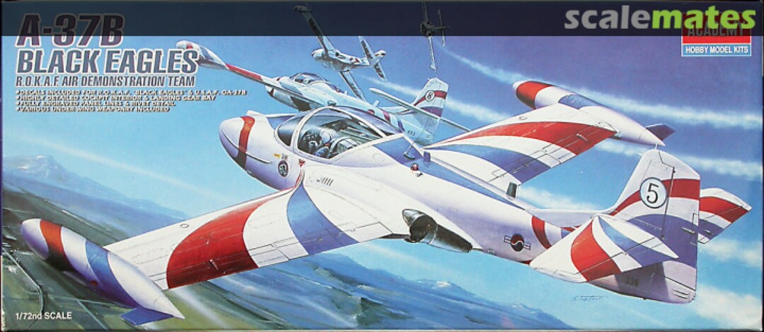 Boxart A-37B Black Eagles 1672 Academy