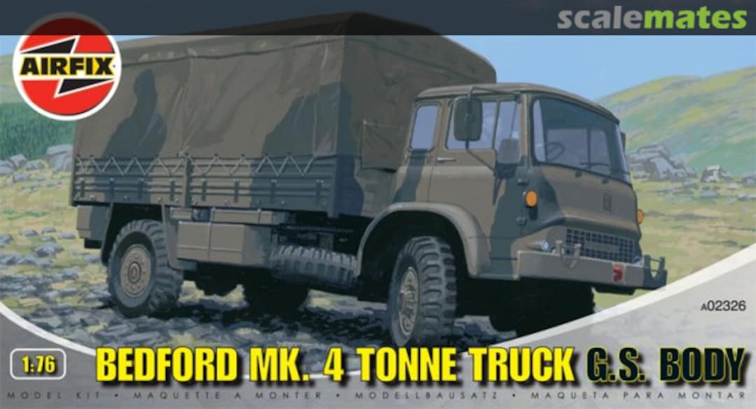 Boxart Bedford Mk.4 Tonne Truck G.S. Body A02326 Airfix