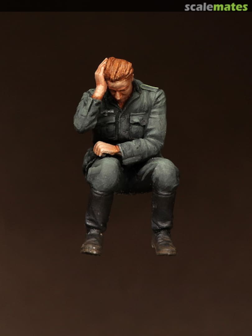 Boxart Sleeping german panzergrenadier. 3572 SOGA Miniatures