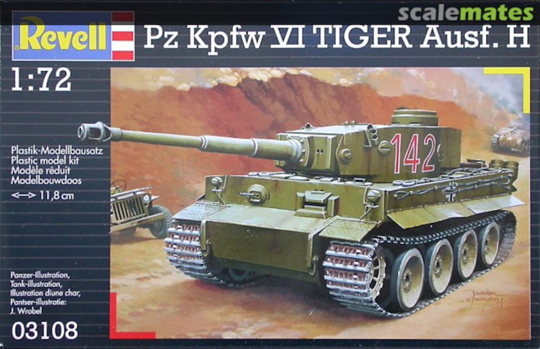 Boxart Pz.Kpfw. VI Tiger Ausf. H 03108 Revell